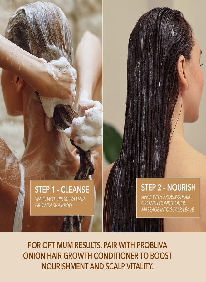 ProBliva Biotin Shampoo and Onion Conditioner Set for Thinning Hair in Adults 30+ – Strengthening Duo Reduces Shedding, Supports Fuller & Stronger Hair – Biotin + Rosemary + Onion Extracts - Image 5